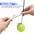 DUSCOKE 4-Pack Garage Parking Aid Tennis Ball, Hanging Aid-Parking Guide System with Adjustable Rope & Screw Hooks, Garage Car Stop Indicator Parking Assist Ball for Home Garage Vehicles (4PCS)