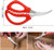 Calary 4Pcs Seafood Scissors Crab Scissors Seafood Shears Multifunctional Crab Leg Crackers and Tools