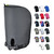 SANDIAN Golf Bag Rain Hood Cover for Standard Size, Waterproof 1260D Oxford Polyester, 12x20 Inches, Padded Protection, PU Coated, Two Sided Zipper, Adjustable Buckle Lock Fasteners (Gray)