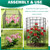 10 Pack Plant Protectors from Animals, 12x12 Inch Metal Wire Mesh Plant Cages for Outdoor Plants, Sturdy Garden Protection Cage for Keeping Rabbits Chickens Animals Out
