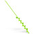 SYITCUN Auger Drill Bit for Planting - 2" X 32" Heavy-Duty Garden Auger Spiral Drill Bit - Bulb Planter Tool - 3/8" Hex Drive Drill