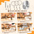 Sukhumvit 3-Tier Pizza Stand for Party, Black Metal Pizza Rack (10.2" H)
