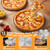 Sukhumvit 3-Tier Pizza Stand for Party, Black Metal Pizza Rack (10.2" H)