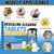 Erigathe Kettle Descaler Tablets 34 Pack – Powerful Limescale Remover for Coffee Maker, Electric Kettle – Natural Citric Acid Formula, Hard Water Remover Tablets