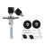 Hood Lock, 2pcs Car Universal Carbon Fiber Engine Hood Cover Lock Key Pin Kit Quick Release Hood Safety Pin Engine Bonnet Lock Kit with Keys