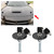 Hood Lock, 2pcs Car Universal Carbon Fiber Engine Hood Cover Lock Key Pin Kit Quick Release Hood Safety Pin Engine Bonnet Lock Kit with Keys