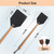 DEBETOOL 2 Pack Leather Fly Swatter for Indoors - 19.7" Wooden Long Handle