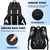 kadilong Laptop Backpack Men,School Backpacks for Student Teen Boys Bookbag College Computer Bag with USB Charging Port Fits 15.6 Inch Laptop and Notebook for Work Business Middle High School,Black