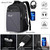 kadilong Laptop Backpack Men,School Backpacks for Student Teen Boys Bookbag College Computer Bag with USB Charging Port Fits 15.6 Inch Laptop and Notebook for Work Business Middle High School,Black