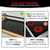 Newly-upgraded Silicone Induction Cooktop Protector Cover Stove Mat 20.4" x 30.7" (Magnetic) | 300°C (572°F) Heat-Resistant | Power Boost Compatible | Prevents Pot Sliding & Scratches | Black