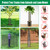 UQM 12 Pack Tree Trunk Protector, 24 Pcs Metal Tree Guards Trunk Protector