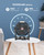 JINLICTE Portable Camping Fan, Rechargeable Battery Powered Tent Fans for Camp Hanging, [8-36Hrs Runtime], 9 Inch, Stepless Speed, Powerful&Quiet, for Picnic, Barbecue, Fishing, Travel, Home, Tent