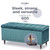Btowin 8 Inch / 20cm Solid Wood Furniture Legs,4Pcs Couch Legs Wooden Bun Feet Sofa Feet with Threaded M8 Hanger Bolts &Mounting Plate &Screws for Sofa Cabinet Ottoman Armchair (Glaze