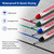 20 Pcs Long Nib Marker, 20 mm Long Head Deep Hole Marker Pens, Fine Nose Tip Deep Reach Permanent Paint Markers for Metal, Construction Markers, Marking Pen for Drilling, Carpenter, Woodworking