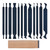 HERMIT TOOLS New Cabinet Scraper Cards and Cabinet Scraper Burnisher with 12 Piece Multi-Shaped Scraper Set Suitable for Various Small space and Small-Sized Tasks(HTCSCS13)