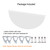 Polycarbonate Window Well Covers Outside, Basement Window Well Cover, Heavy Duty Clear Plastic Window Guard, UV Resistant, Waterproof & Protects Against Debris/Only Cover (43" L X 19" W)