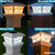 SIEDiNLAR Solar Post Cap Lights Outdoor 2 Modes, 1 Pack, White, Warm/White