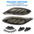 PSLER Adjustable Fairing Air Deflector for Touring 1996-2013, Smoke