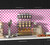 OSECAGE Pink Peel and Stick Wallpaper Checkered Contact Paper 17.7"x78.8"