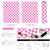 OSECAGE Pink Peel and Stick Wallpaper Checkered Contact Paper 17.7"x78.8"