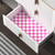 OSECAGE Pink Peel and Stick Wallpaper Checkered Contact Paper 17.7"x78.8"