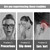 Silicone Glasses Ear Cushion, Anti-Slip Eyeglasses Temple Tip, 4Pairs BK&BN