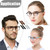 Silicone Glasses Ear Cushion, Anti-Slip Eyeglasses Temple Tip, 4Pairs BK&BN