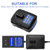 Exmate 12V Charger for Ryobi CB120L CB121L C123D BPL-1220 130503001 130503005 Pod Style Battery (Not for Ni-MH/Ni-Cd Battery)