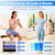 GINMIC Pilates Kit, Pilates Equipment for Home Workouts, at Home Pilates Set with Complete Accessories: Pilates Ring, Pilates Ball, Long and Loop Resistance Bands, Socks, Massage Ball, Guide & Bag