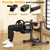 FitinOne Bulgarian Split Squat Stand, Single Leg Squat Roller Stand for Split Squats with 9 Adjustable Heights, 330lb Capacity One Leg Squat Stand for Leg Training and Home Gym