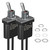 DaierTek Toggle Switch 12V - IP68 Waterproof Pre-Wired SPST ON-Off Switch, Heavy Duty 12V DC 30A / 125V AC 20A Latching Rocker Switch, Fit for Car, Boat, and Marine Applications -2 Pack