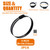 ISPINNER 2pcs 8 Inch Stainless Steel Adjustable 194-216mm Size Range Worm Gear Hose Clamp, Fuel Line Clamp for Plumbing, Automotive and Mechanical Application (Black)