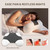 Spongiduits Side Sleeper Pillow with Arm Hole, Shoulder Relief Arm Pillow for Neck & Shoulder Pain, 3-in-1 Memory Foam Pillow for Side, Back & Stomach Sleepers, Grey
