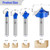 4Pcs Carbide Groove Point Cutting Roundover Router Bit Set 1/4" Shank