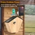 Smart Bird House with Camera Solar Powered,Bird Nesting Box Watching Wireless Camera for Bluebird,5MP Full Color IR Night Vision,2.4G WiFi APP Controlled Auto Notification,Ideal Gift for Bird Lovers