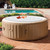 Inflatable Hot Tub Cover, Energy Saving Lid for Outdoor Hot Tub, Cover Protector for Most Inflatable Hot Tubs (Round-4.7ft-Handle)