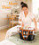 Mesh Shower Caddy for College Dorm Essentials, Large 9-Pocket Shower Basket