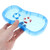 Angoily Dollhouse Swimming Pool Set, 1: 12 Scale Miniature Pool Set, Dollhouse Scene Accessories with Lounge Chair, Umbrella, Swim Rings, Plastic Summer Water for Tiny House Backyard Mini Stuff Decor