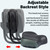 WEEROCK Bike Saddle Bicycle Seats Oversized Comfortable with Backrest Replacement Soft Front Rear Adjustable Back Rest PU Cushion for Bicycle Mountain Bike MTB Tricycle Commuter Bike