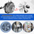 YZF10-20 Fan Motor, 120V 10/55W 0.8A 60Hz 1550rpm Shaded Pole YZF10-20 Condenser Fan AC Motor Replacement Parts for Refrigeration Equipment, Radiator Evaporator Freezer, Small Ventilation Equipment