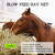 NizHome Large Round Bale Hay Net, Knotless Hay Nets for Horses Slow Feed, Heavy Duty Whole Bale Haynet for Round Bale 4x4 or Square Bale 3x3x4-4x4x4