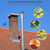 Garvee 6" Round Chimney Cap with Screen, Stainless Steel Mesh Cover, 6 Inch Adjustable Flue Cover for Rain, Birds & Debris, Fits Wood/Oil Stove Vent, Weatherproof & Easy Installation