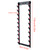 FOXSMZZ Sword Holder Wall Mount Velvet Padded Samurai Sword Stand Display Katana Wakizashi Tanto Wall Hanger Sword Rack (10-Tier)
