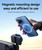 Magnetic & Auto Clamp 2-in-1 Car Phone Holder for Toyota Prius 2023-2026