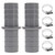 Operitacx 2 Sets Washing Machine Drain Adapter, 21mm Dishwasher Hose Adapter with 4 Hose Clamps, ABS Dishwasher Waste Connector Compatible with Dishwasher and Washing Machine