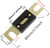 BOJACK 2pcs 400A ANL Fuse Holder and 2pcs 400Amp 32VDC ANL Fuses for Audio and Video Systems
