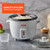 IMUSA USA GAU-00013 Electric Nonstick Rice Cooker 8-Cup (Uncooked) 16-Cup (Cooked), White