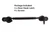 Runningfish 6" Barn Door Lock Sliding Door Lock Barn Gate Latch Stainless Steel Hook Lock Black Heavy Duty Barn Door Latch Cabin Hook Eye Latch Easy Lock Black 6"(Update Tone)