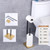 GERZWY Bathroom Free Standing for Countertop Toilet Paper Holder SUS 304 Stainless Steel Stand Modern Paper Towel Holder (Black & Gold) DZY003-BD