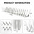 Puthpy Bird Spikes, 1.5M Stainless Steel Bird Deterrent Spikes for Outside, Pigeon and Small Bird Control, Easy to Install Fence Roof Window Spikes, 5 Strips 5 Feet Coverage
